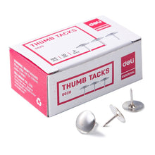 Load image into Gallery viewer, Thumb Tacks Silver 1000pcs
