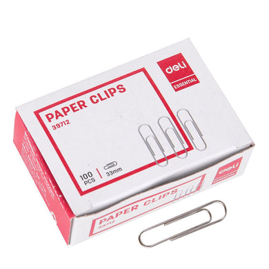 Paper Clips 33mm Office Metal Clip 1000pcs Silver