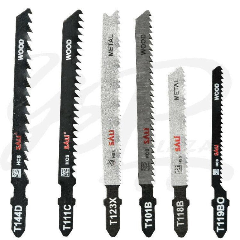 SALI Jig Saw Blades T-shank Metal Wood Fast Power Universal Fit 16pcs