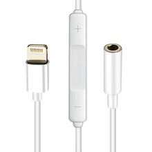 Load image into Gallery viewer, iPhone to 3.5mm AUX Audio Jack Adapter VOICE ADJUSTABLE Connect via Bluetooth
