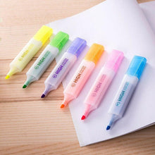 Charger l&#39;image dans la galerie, 10Pcs Assorted Colour Highlighter Pen Stationery Marker Pens
