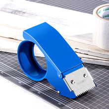 Load image into Gallery viewer, Metal Handheld 2 Inch Tape Gun Dispenser Packing Packaging Sealing Cutter Blue
