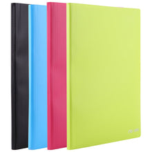 Charger l&#39;image dans la galerie, Display Book 4 Assorted Colour A4 Binder with Plastic Sleeves, Presentation Book 40 Pockets
