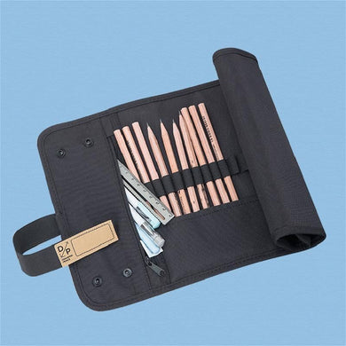 48 Slots Nylon Pencil Roll Up Case Pencil Wrap Case Roll up Pouch