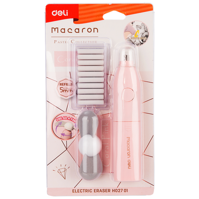 Electric Pencil Eraser Kit with Fan (2 in 1) 10pcs Refills