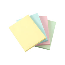 Load image into Gallery viewer, Bright Colour Sticky Notes 3x4 Self-Stick Notes 100 Sheets/Pad Pastel 4 Pads
