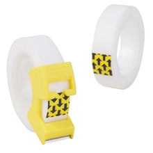 Load image into Gallery viewer, Invisible Tape Two Rolls 12mm No-toxic 18.3M Length with Tape Dispenser
