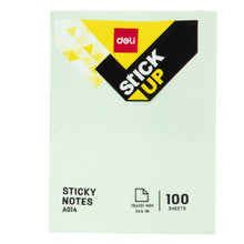 Load image into Gallery viewer, Bright Colour Sticky Notes 3x4 Self-Stick Notes 100 Sheets/Pad Pastel 4 Pads
