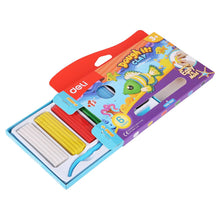 Charger l&#39;image dans la galerie, Plasticine with Tool 6 Assorted Colour Easy Mouldable Modelling Clay for Children
