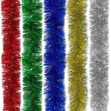 Charger l&#39;image dans la galerie, Christmas Tinsel Garland Shiny Sparkly 2 Meters 5pcs
