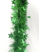 Charger l&#39;image dans la galerie, Christmas Tinsel Garland with Star 2 meters Shiny Sparkly 5pcs
