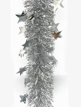 Charger l&#39;image dans la galerie, Christmas Tinsel Garland with Star 2 meters Shiny Sparkly 5pcs
