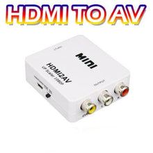 Charger l&#39;image dans la galerie, HDMI To AV Converter RCA Composite Video Adapter 1080P Support NTSC/PAL
